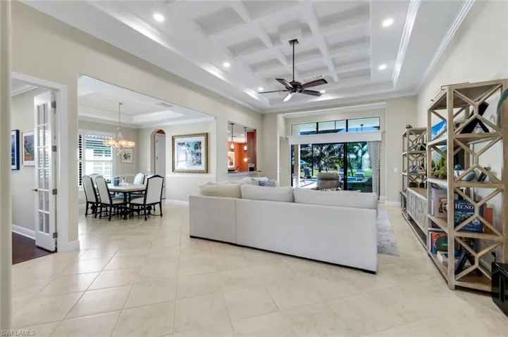 Great Room Living with a great lake view