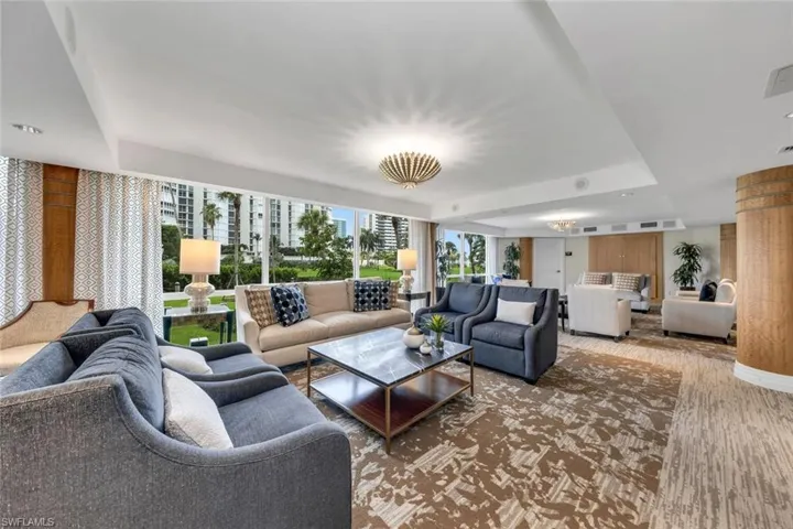 Pic 2 of Social Room, with views and Hidden Flush Cabinet offering a Large Television for sporting event gatherings as well!