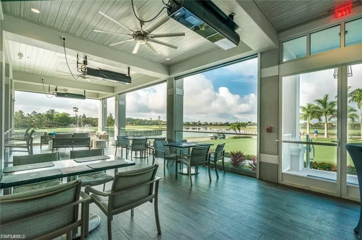 Enclosed Patio for dining and Views for Golf course