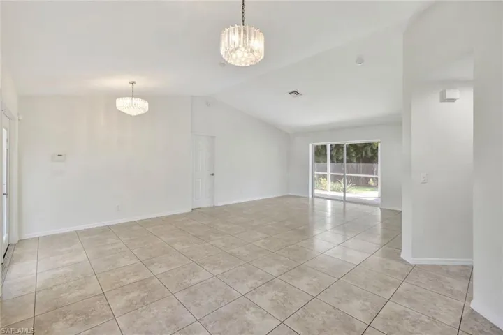 Living Room & Dining Space