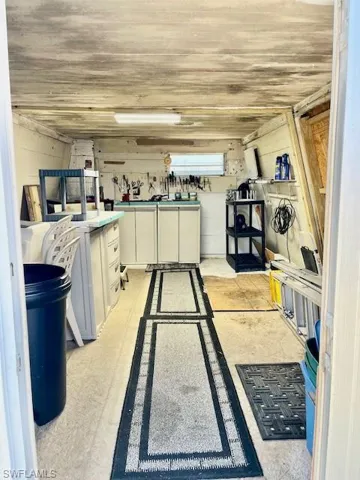 Miscellaneous room featuring wood ceiling