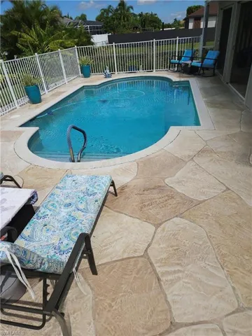 Heated salt water pool with new pump and heater