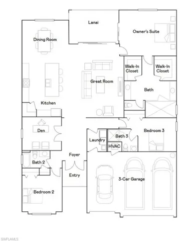 View of room layout