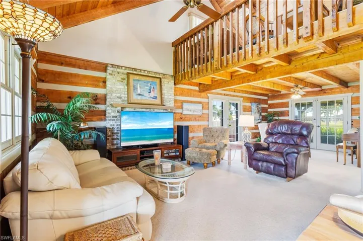 Great room with loft