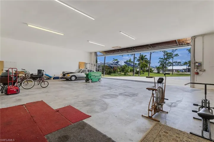 View of hangar