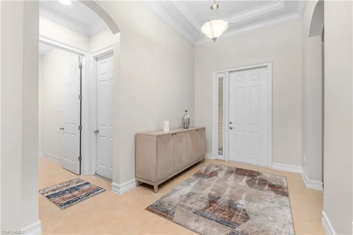 Large foyer...