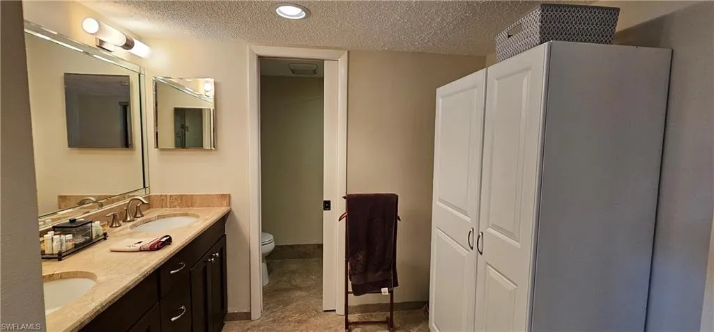 Master Bathroom featuring dual sink vanity