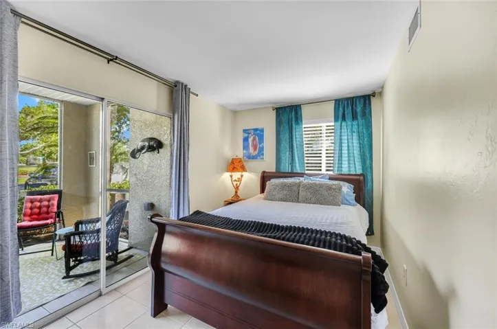The second bedroom is versatile and can easily be converted into a home office or den, providing a flexible space to suit your needs.