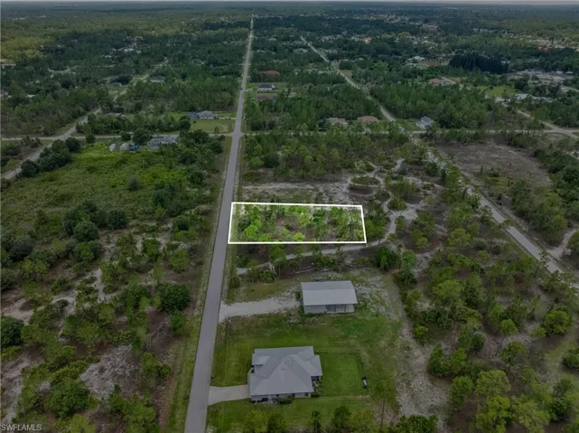 Wooded lot with established trees and direct road frontage