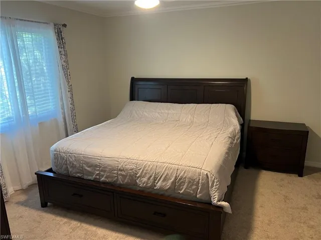 Primary bedroom with king size bed