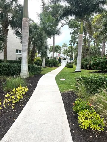 View of community walkways