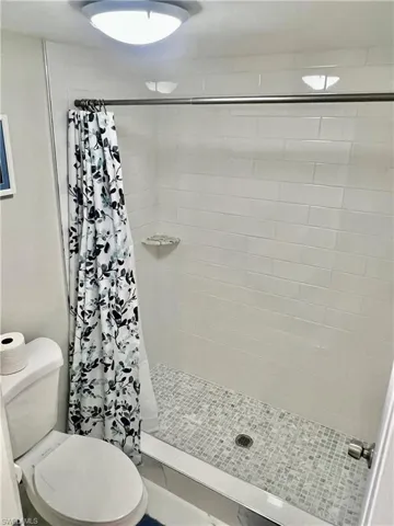 Primary bathroom with walk-in shower