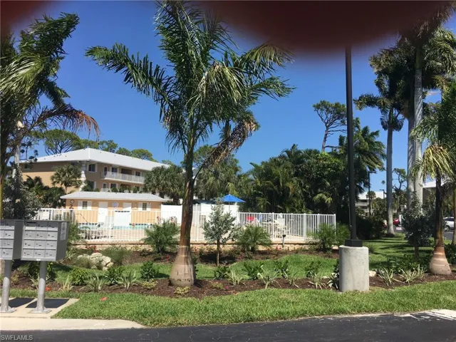 Entrance to second heated pool