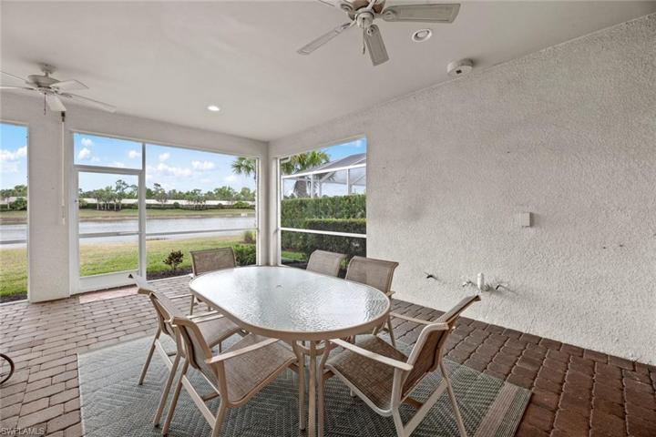 View from covered lanai