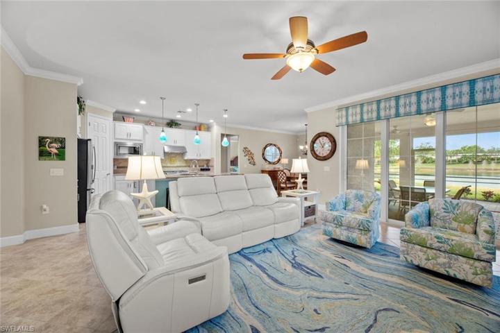 Great room looking toward kitchen