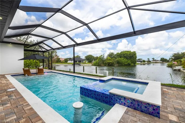 Salt Water Smart Pool Overlooking the Freshwater Canal.