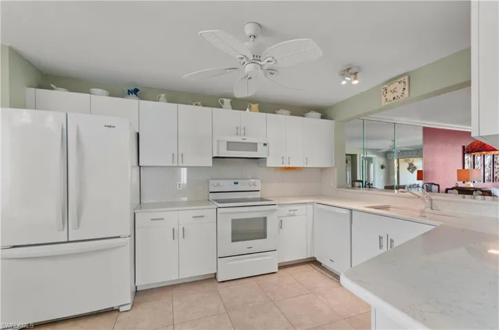Eat in kitchen with newer appliances