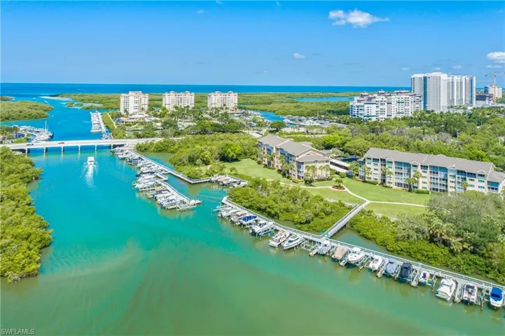 Marina with boat slips for purchase or lease