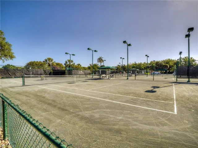 Tennis courts at ECC