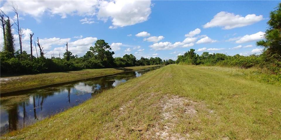View to the right from the back side of the lot.