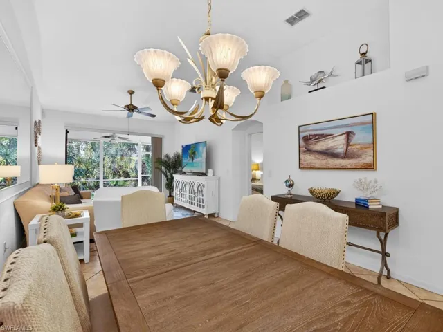 Roomy dining room for entertaining