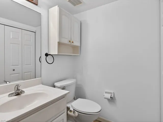 First floor half bathroom