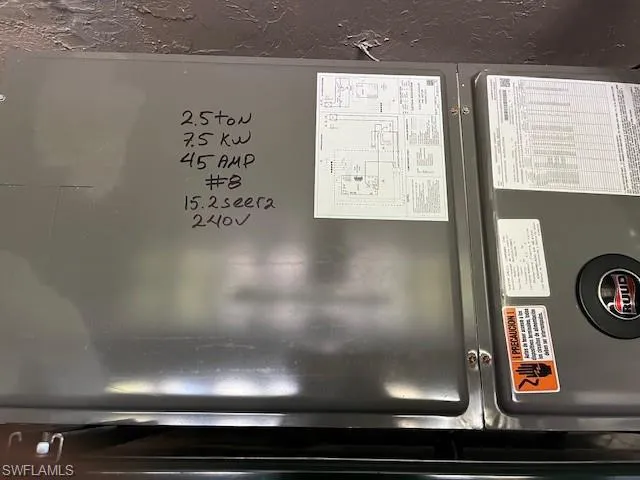 Air handler information