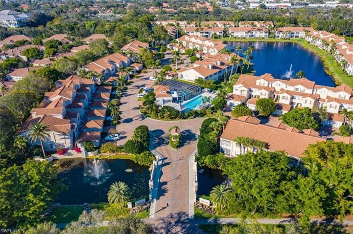 Avalon has lush landscaping and water features