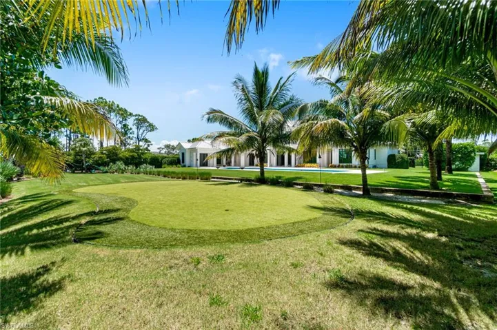 View of community with a lawn