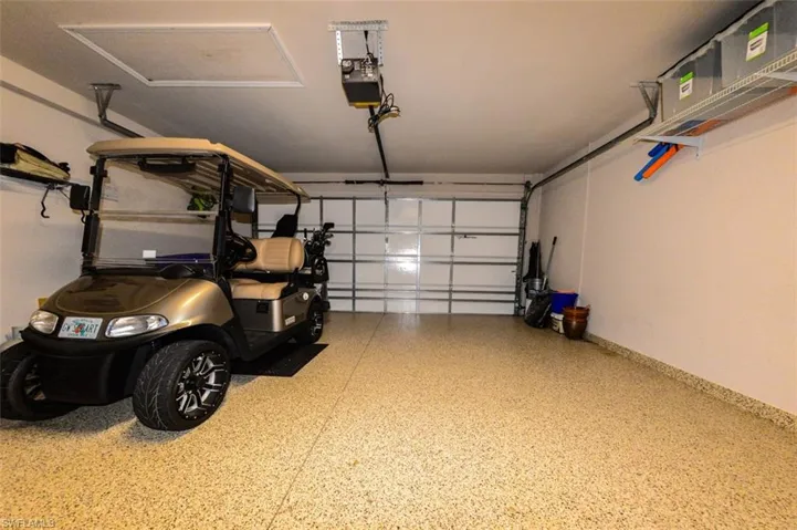 finished garage floor