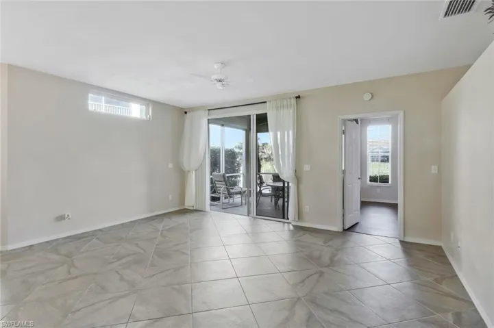 Large and Open Living Room..