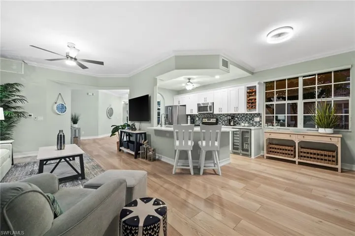 Living Room in the Evening