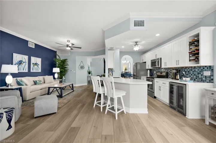 Breakfast Bar in the Kitchen