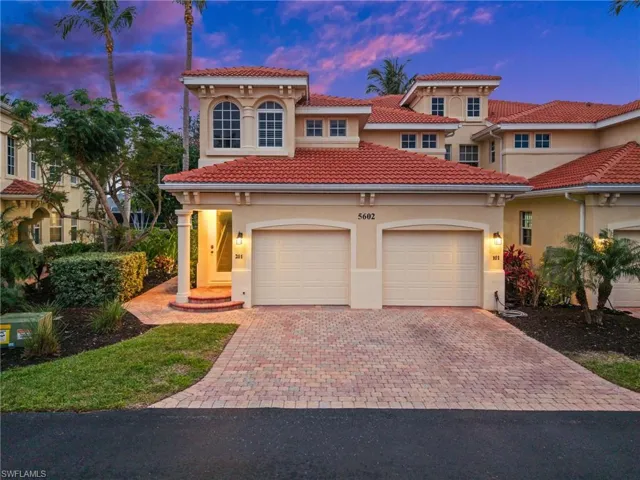 5602 Cape Harbour Dr, #101 in the Evening