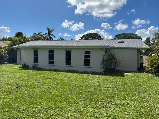 Rear view of house, room for pool