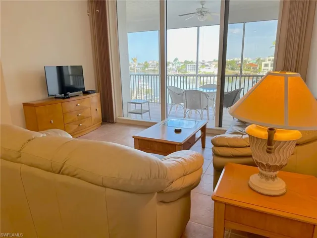 Beautiful view of bay from family room.