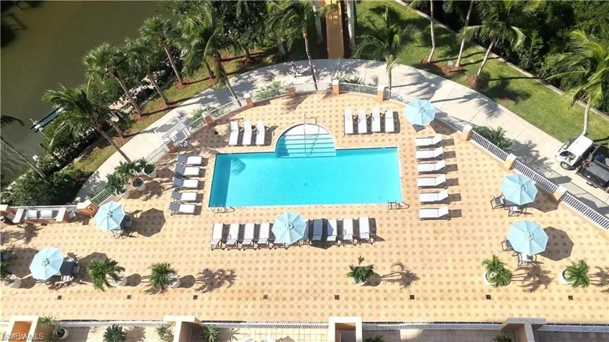 Lap pool, one of two resort style pools at Regatta.