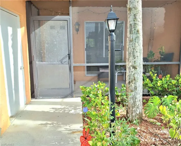 View of exterior entry