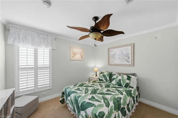 Second Bedroom with Plantation Shutters