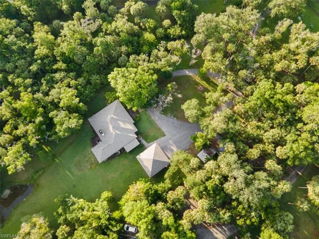 Aerial view of property's location