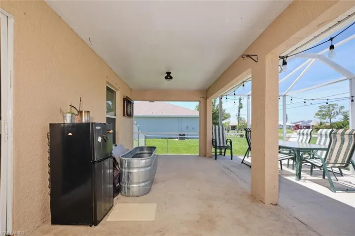 View of patio