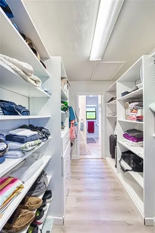 Second walk in closet off primary bedroom