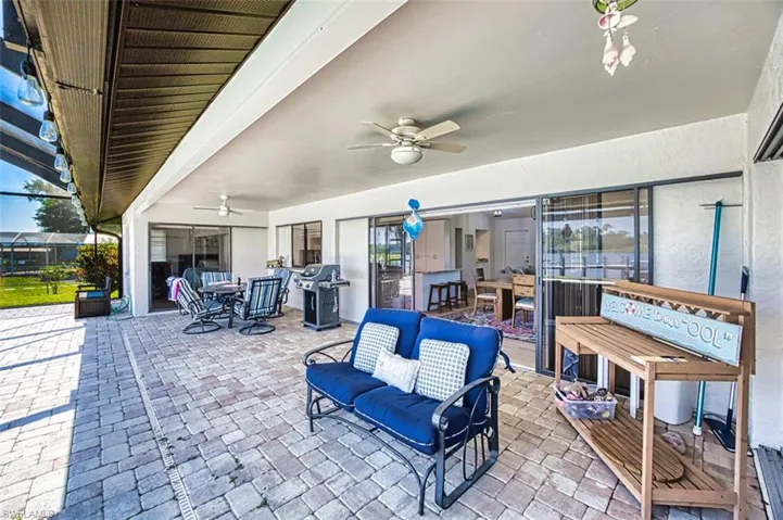 View of patio / terrace, area for grilling, outdoor dining space, and outdoor lounge area