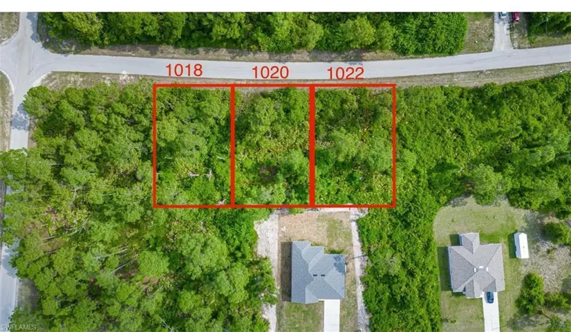 If purchase with the other two adjacent lots, that’s what would look like.