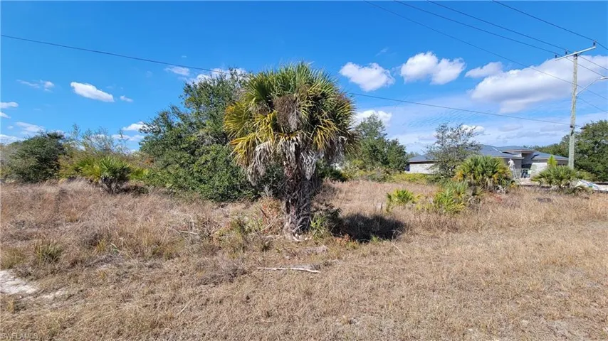 View of lot from the front side looking to the northwest