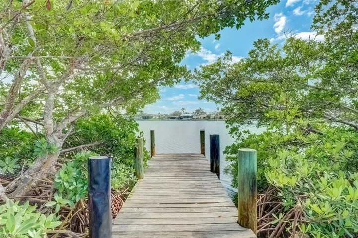 Dock at boat ramp