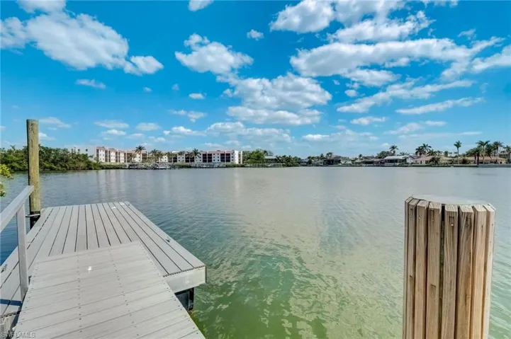 View from dock at boat ramp
