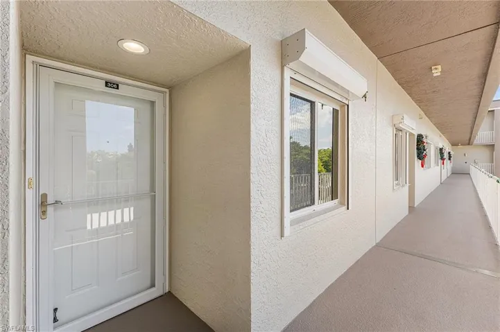 306 is just steps away from the elevator and outside storage area