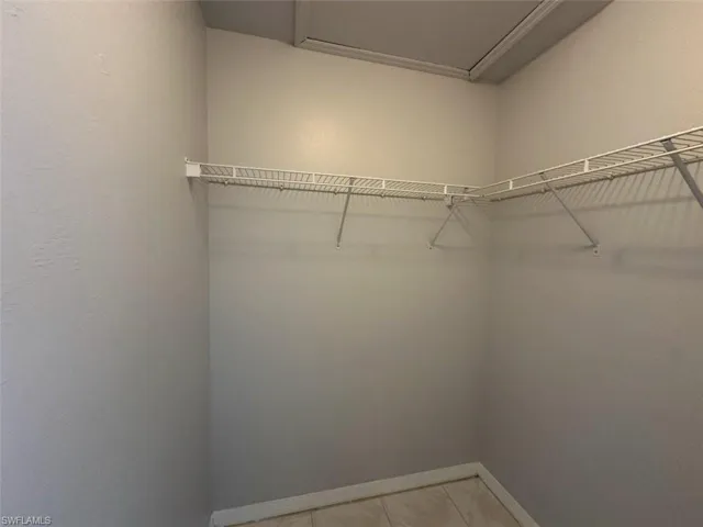 View of spacious closet