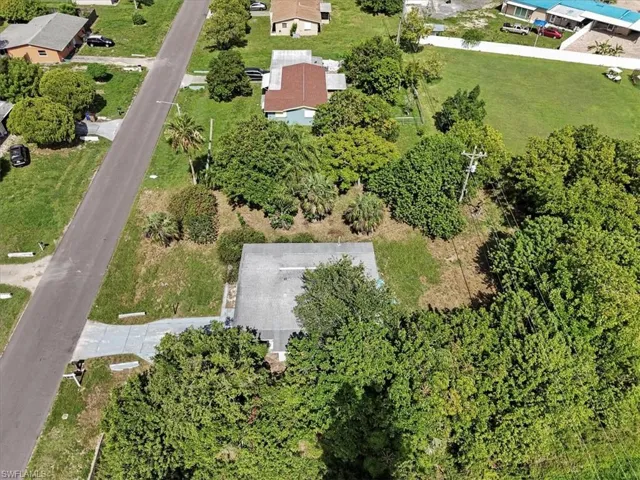 Aerial view of property's location